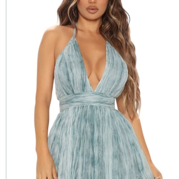 Fashion Nova Tulum Waters Maxi Dress - Picture 3 of 8